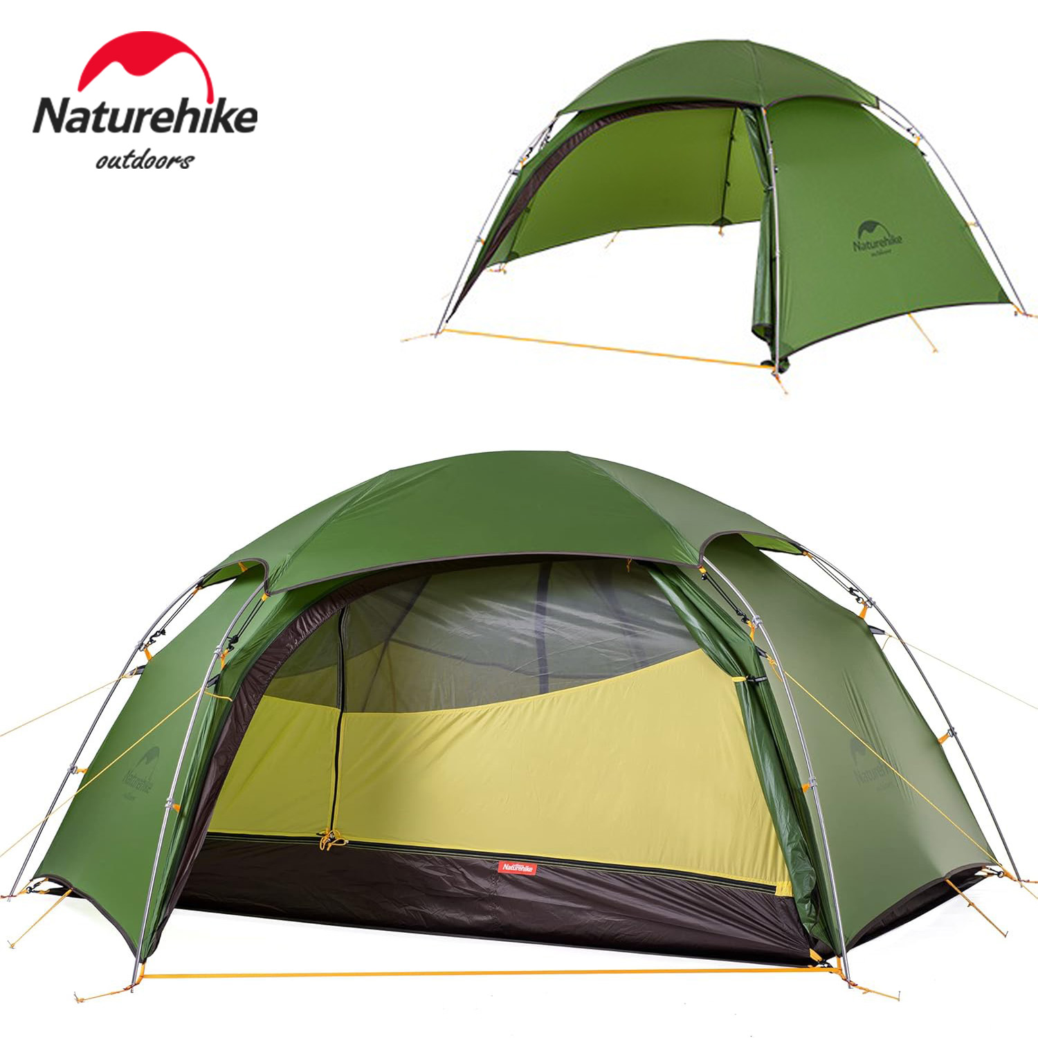 Ultralight Ground Sheet - Naturehike クラウドピーク 2 テント超軽量防水キャンプテント 4 シーズンバックパッキング旅行テント