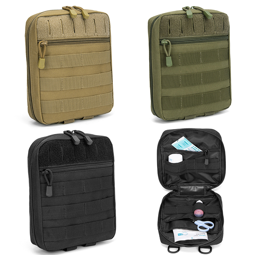 First Aid Kit Camping - 戦術的なモール EDC ポーチ屋外応急処置キットポーチウエストパック緊急ユーティリティツールポーチ狩猟バッグキャンプハイキング用