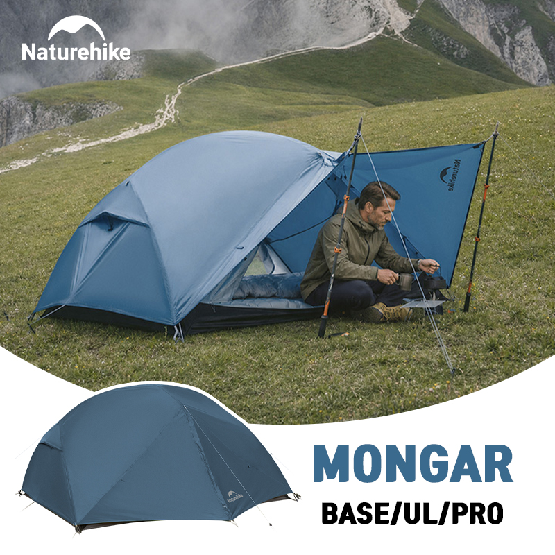Ultralight Ground Sheet - Naturehike Mongar 2 UL/BASE/PRO テント キャノピー付き