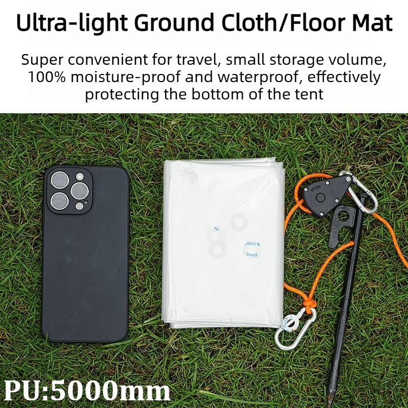 超軽量テントフットプリント 5000mm 防水キャンプグラン - Ultralight Ground Sheet のレビューと価格