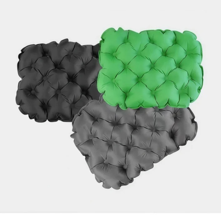 ポータブルインフレータブルシートクッション屋外キャンプエアク - Outdoor Camping Rug のレビューと価格