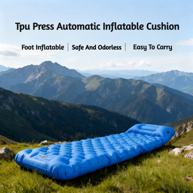 アウトドア用自動膨張式スリーピングパッド キャンプマット T - Outdoor Camping Rug のレビューと価格