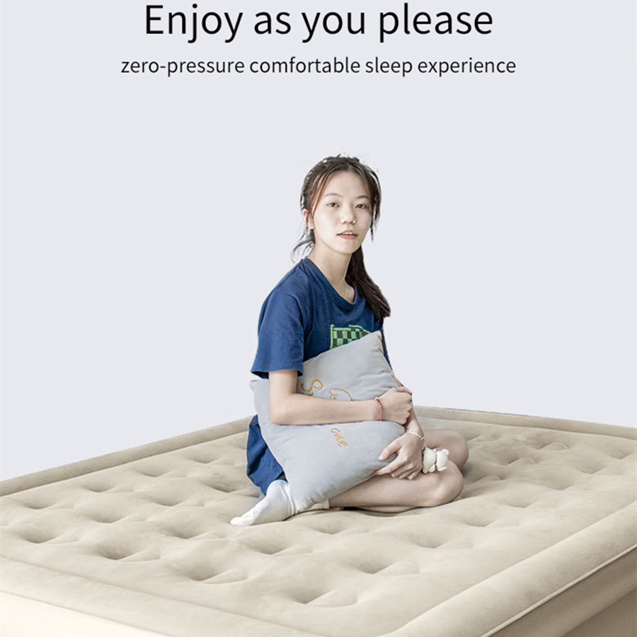 インフレータブルPVCスリーピングマットレス,豪華な2人用キ - Outdoor Camping Rug のレビューと価格