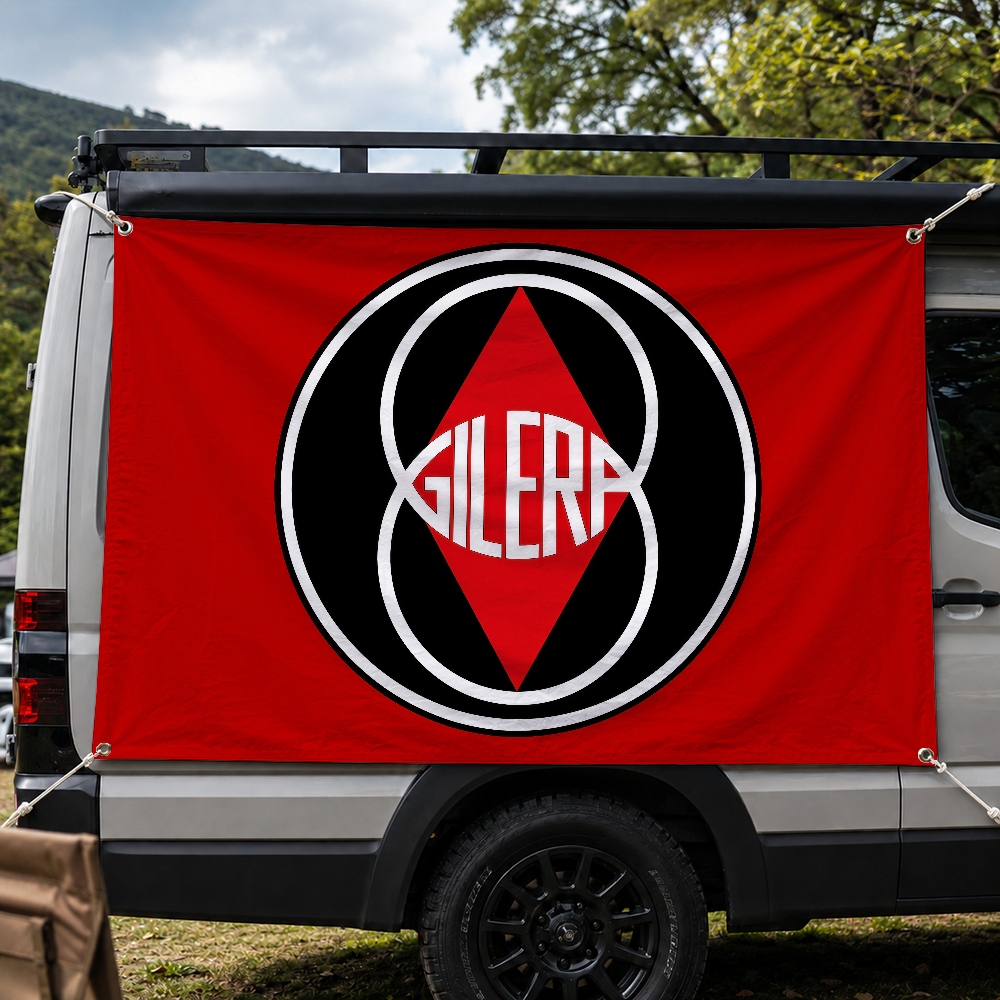 G-Gilera Moto ブランド アウトドアフラッグ 家 - Camping Quad のレビューと価格