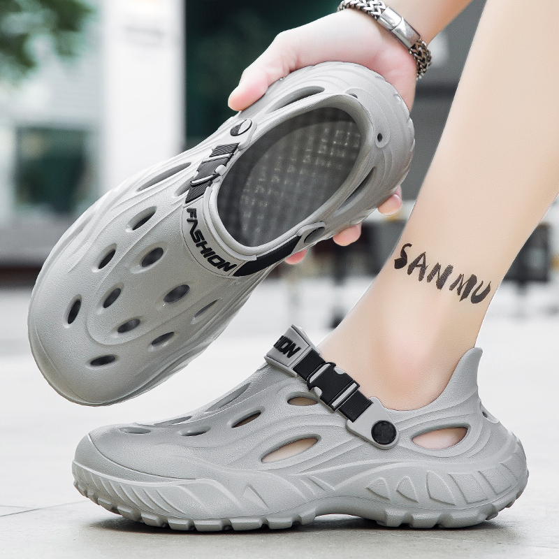メンズ滑り止めアウトドアサンダル、スポーツスリッパ、ビーチス - Outdoor Camping Slippers のレビューと価格