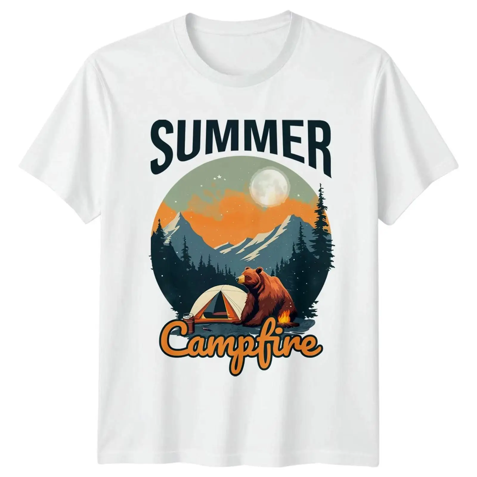 サマーラガーファイヤーTシャツ キャンプ アウトドア アドベ - Outdoor Und Camping のレビューと価格