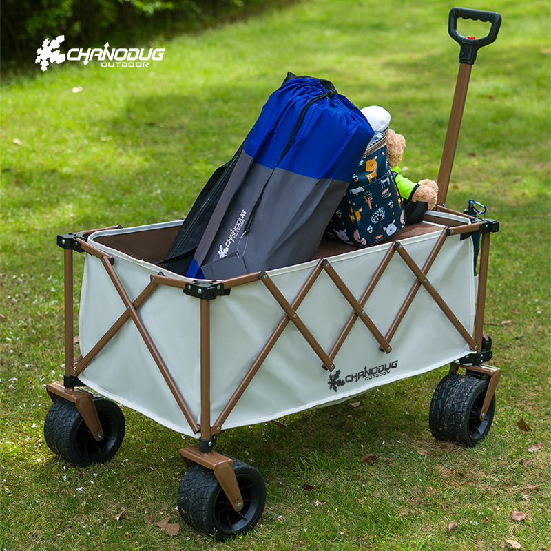 折りたたみ式キャンプワゴン、頑丈な四輪折りたたみユーティリテ - Camping Quad のレビューと価格