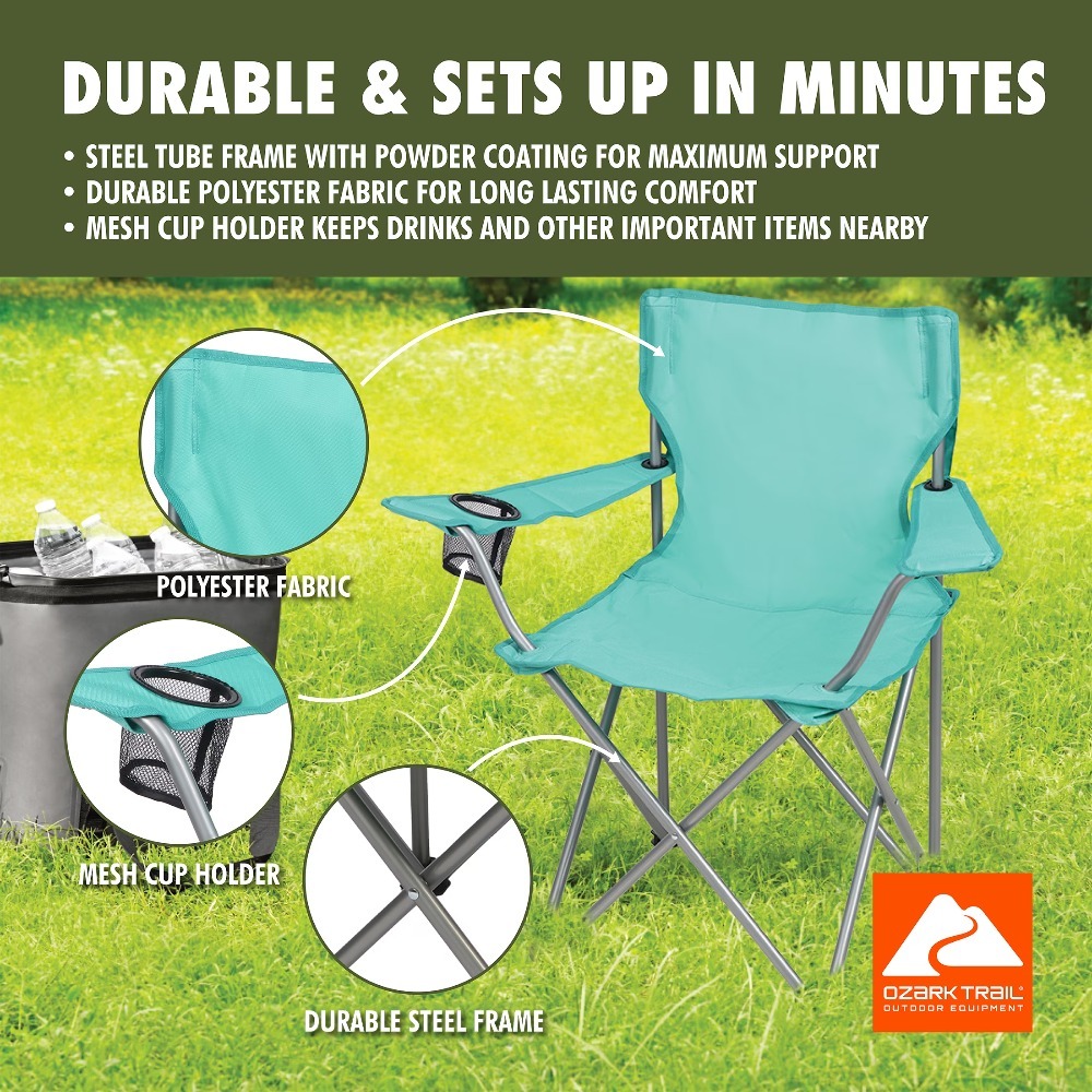 オザーク・トレイル クワッド折りたたみキャンプチェア カップ - Camping Quad のレビューと価格