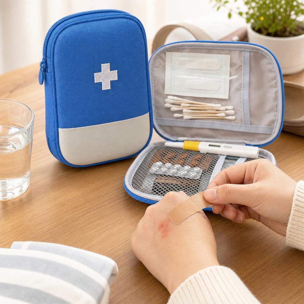 大容量ポータブル救急キットバッグ、家庭、車、旅行、キャンプ、 - First Aid Kit Camping のレビューと価格