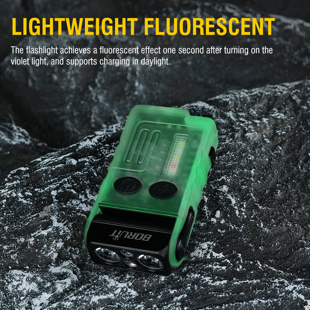 BORUiT V20 蛍光ブザー EDC LEDキーチェーン - Outdoor Camping Glamping のレビューと価格
