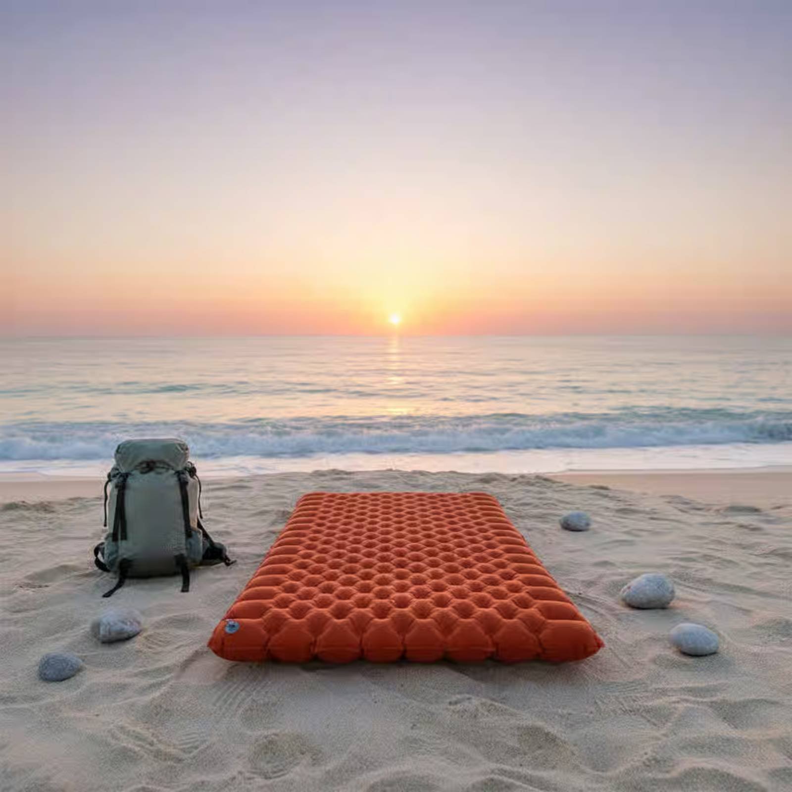 インフレータブルキャンプマットナイロン TPU インフレータ - Outdoor Camping Rug のレビューと価格