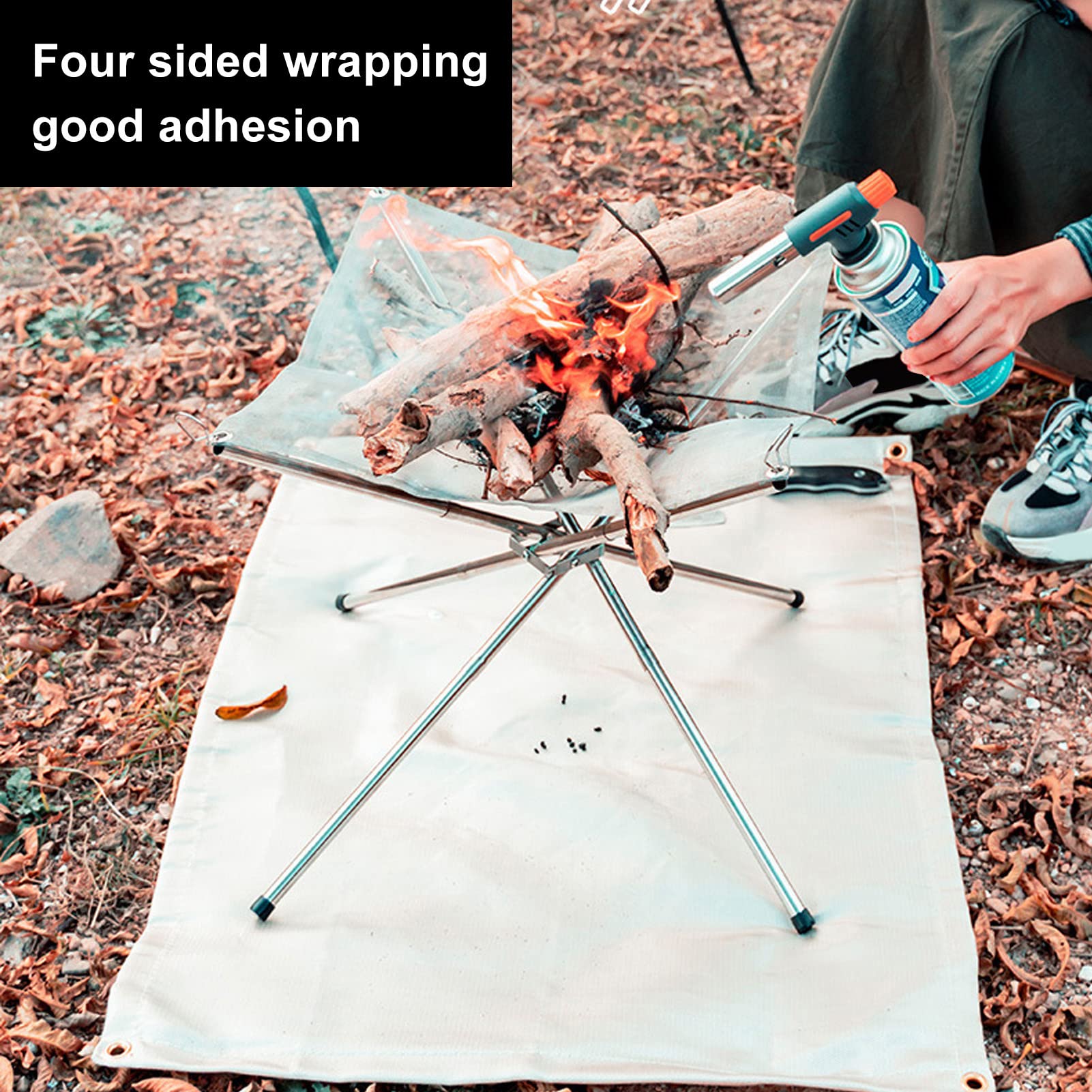屋外キャンプ耐火布ピクニックバーベキュー断熱マット難燃性高温 - Outdoor Camping Rug のレビューと価格