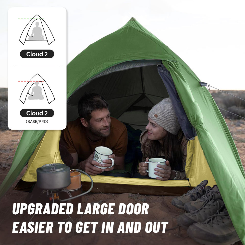 Naturehike クラウドアップ 1 2 3 人キャンプ - Ultralight Ground Sheet のレビューと価格