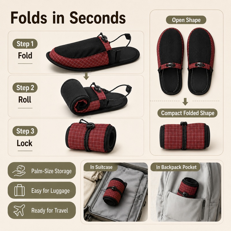 折りたたみ式速乾ウォータースリッパ、滑り止め、素足ウェーディ - Outdoor Camping Slippers のレビューと価格