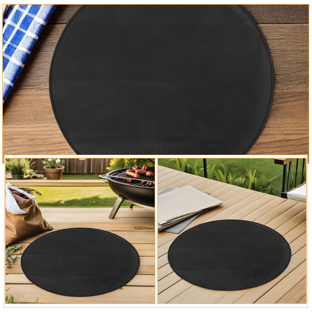 丸型耐火BBQマット 耐熱ファイヤーピットマット アウトドア - Outdoor Camping Mat Waterproof のレビューと価格