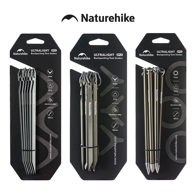 Naturehike テントネイル 7075 アルミ合金ペグ - Ultralight Ground Sheet のレビューと価格